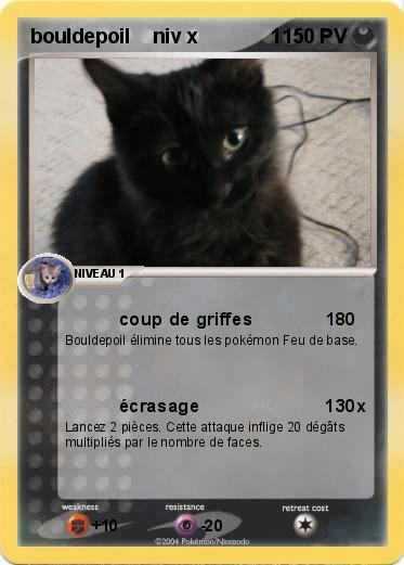 Pokemon bouldepoil    niv x             1