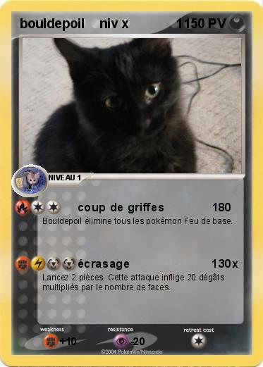 Pokemon bouldepoil    niv x             1