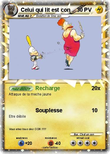 Pokemon Celui qui lit est con