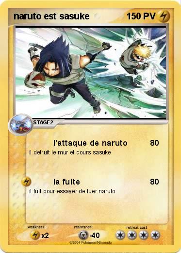 Pokemon naruto est sasuke