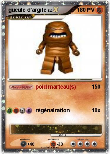 Pokemon gueule d'argile