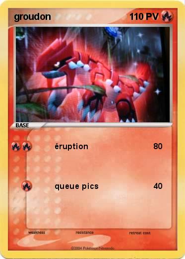 Pokemon groudon