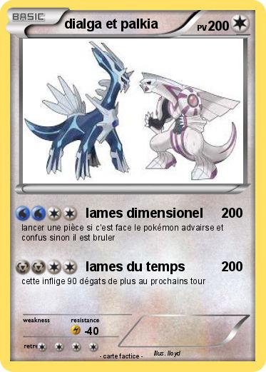 Pokemon dialga et palkia