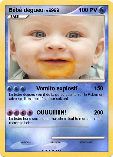 Pokemon Bébé dégueu