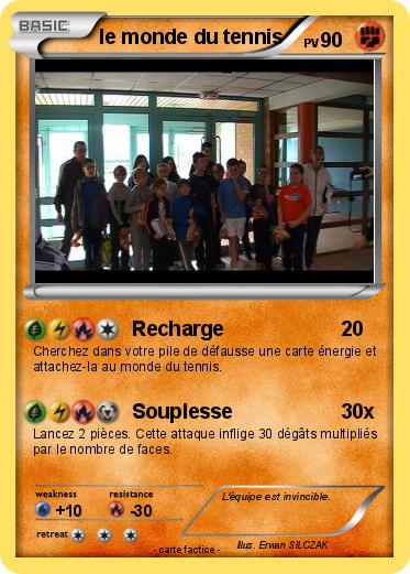 Pokemon le monde du tennis