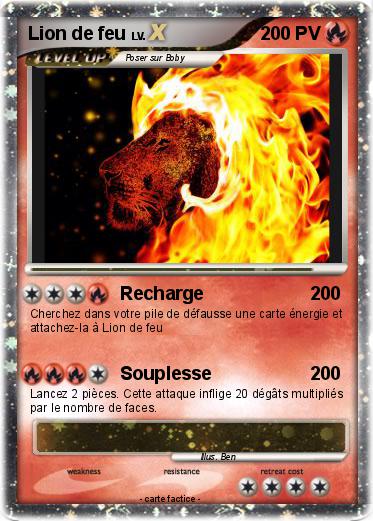 Pokemon Lion de feu
