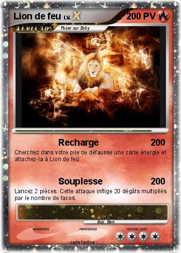 Pokemon Lion de feu
