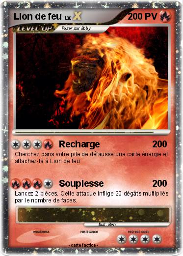 Pokemon Lion de feu