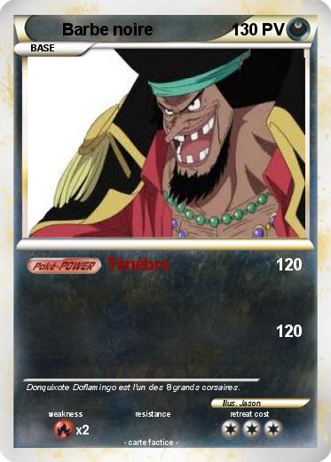 Pokemon Barbe noire