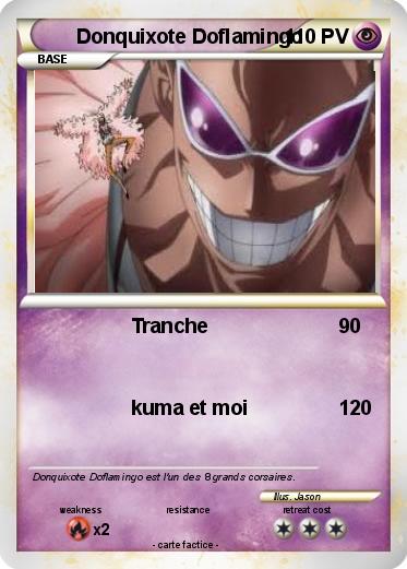 Pokemon Donquixote Doflamingo