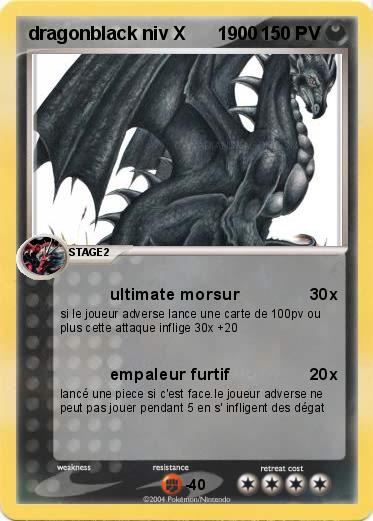 Pokemon dragonblack niv X      1900