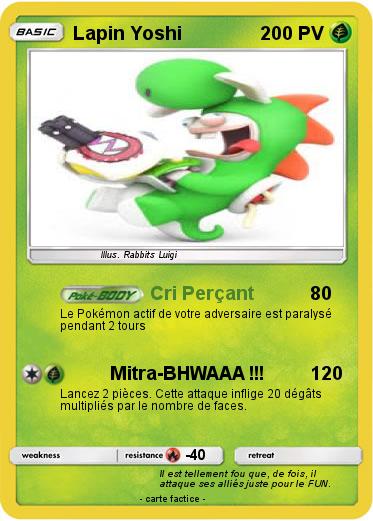 Pokemon Lapin Yoshi