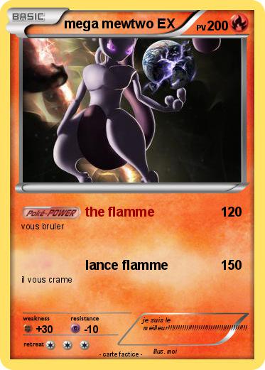Pokemon mega mewtwo EX