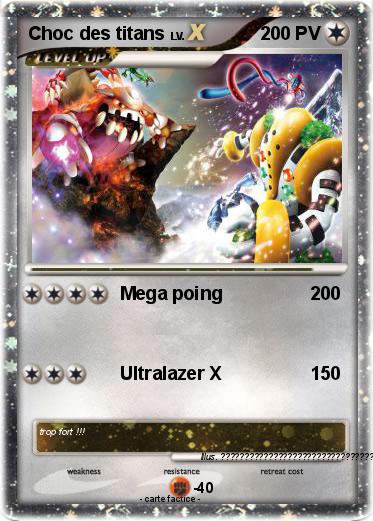 Pokemon Choc des titans