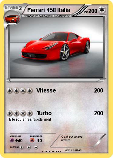 Pokemon Ferrari 458 Italia