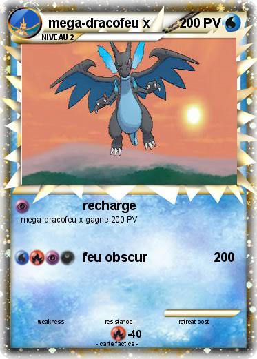 Pokemon mega-dracofeu x