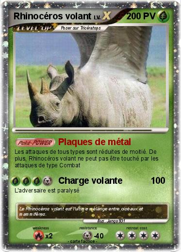 Pokemon Rhinocéros volant