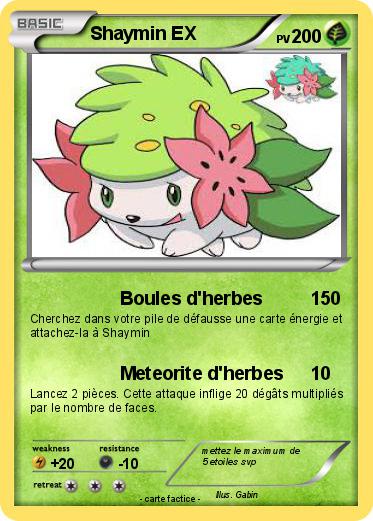 Pokemon Shaymin EX
