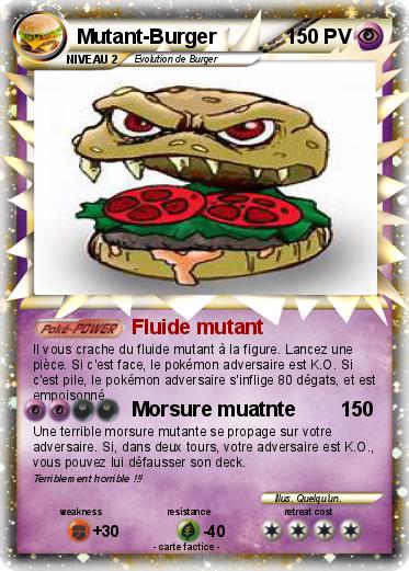 Pokemon Mutant-Burger