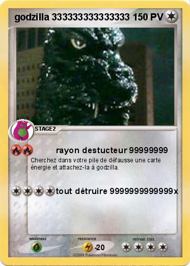 Pokemon godzilla 333333333333333
