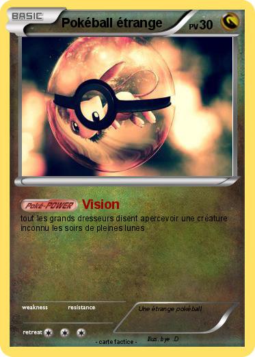 Pokemon Pokéball étrange