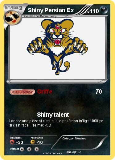Pokemon Shiny Persian Ex