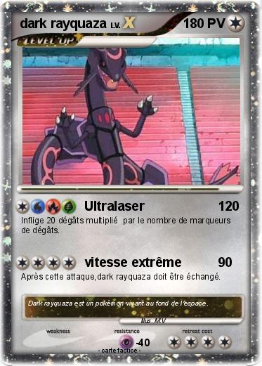 Pokemon dark rayquaza