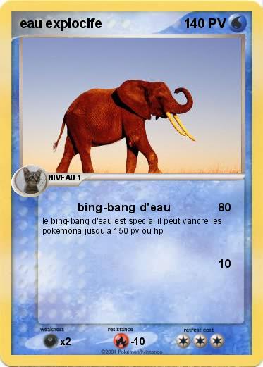 Pokemon eau explocife