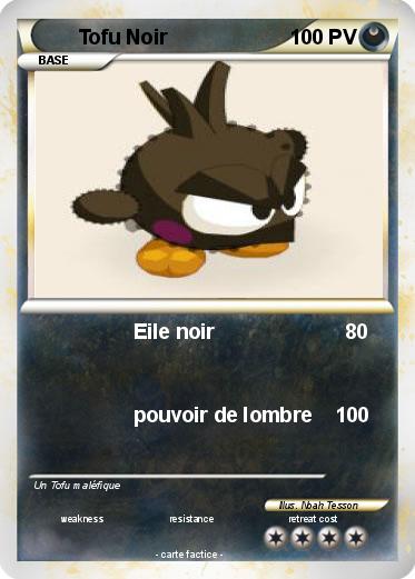 Pokemon Tofu Noir