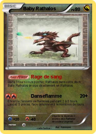 Pokemon Baby Rathalos