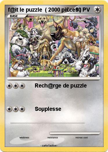 Pokemon f@it le puzzle  ( 2000 pi£ces )