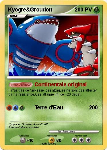 Pokemon Kyogre&Groudon