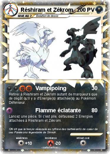 Pokemon Réshiram et Zékrom