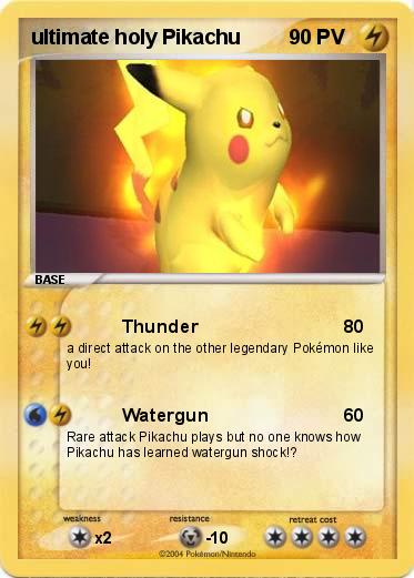 Pokemon ultimate holy Pikachu