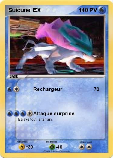 Pokemon Suicune  EX