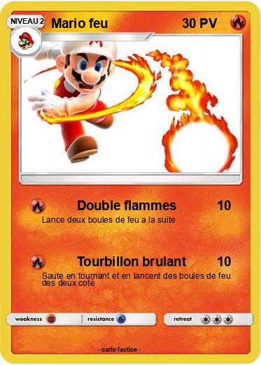 Pokemon Mario feu