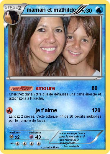 Pokemon maman et mathilde