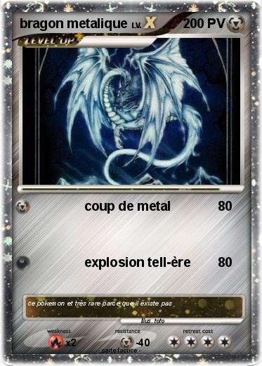 Pokemon bragon metalique