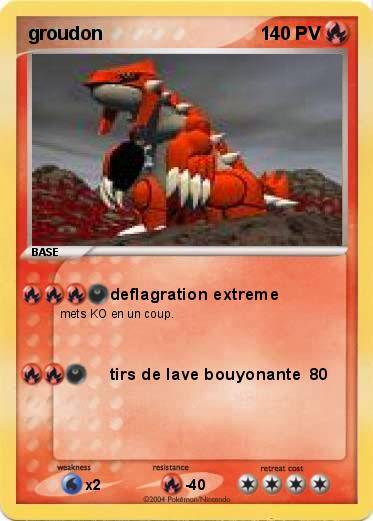 Pokemon groudon