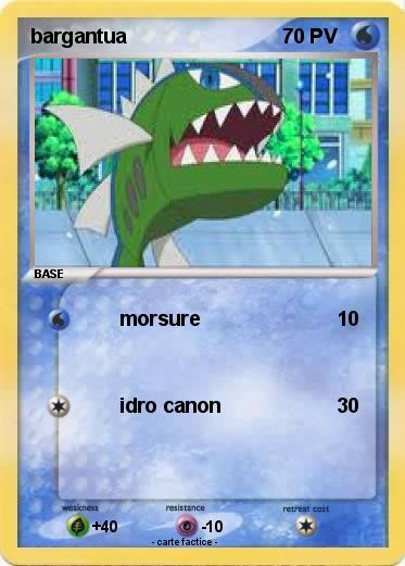 Pokemon bargantua