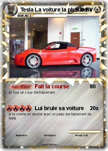 Pokemon Tesla La voiture la plus belle