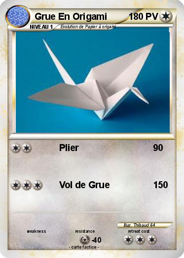 Pokemon Grue En Origami