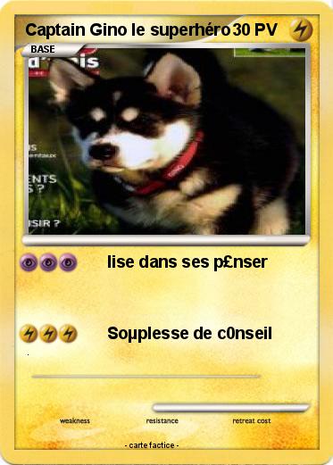 Pokemon Captain Gino le superhéro