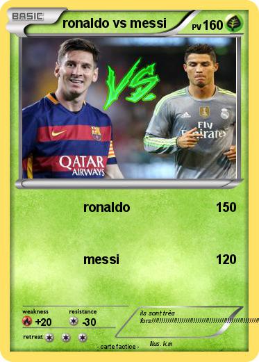 Pokemon ronaldo vs messi