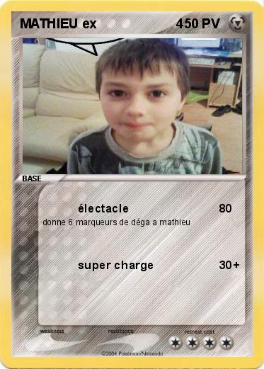 Pokemon MATHIEU ex                      4