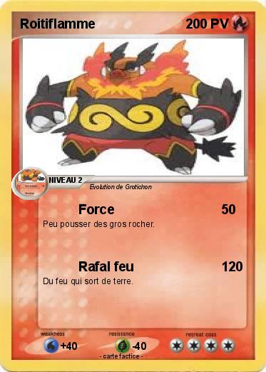 Pokemon Roitiflamme