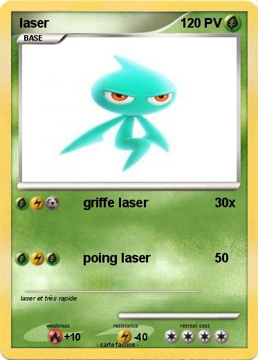 Pokemon laser