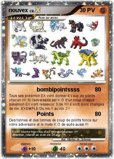 Pokemon nouvex