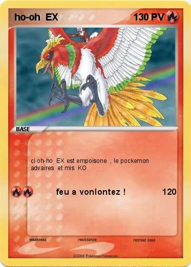 Pokemon ho-oh  EX