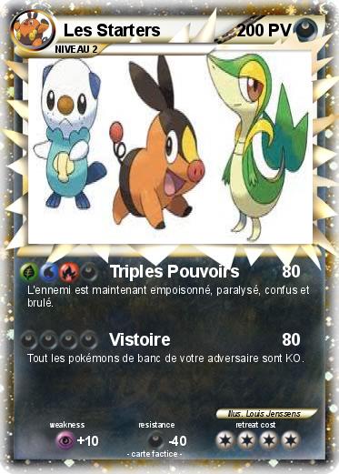 Pokemon Les Starters